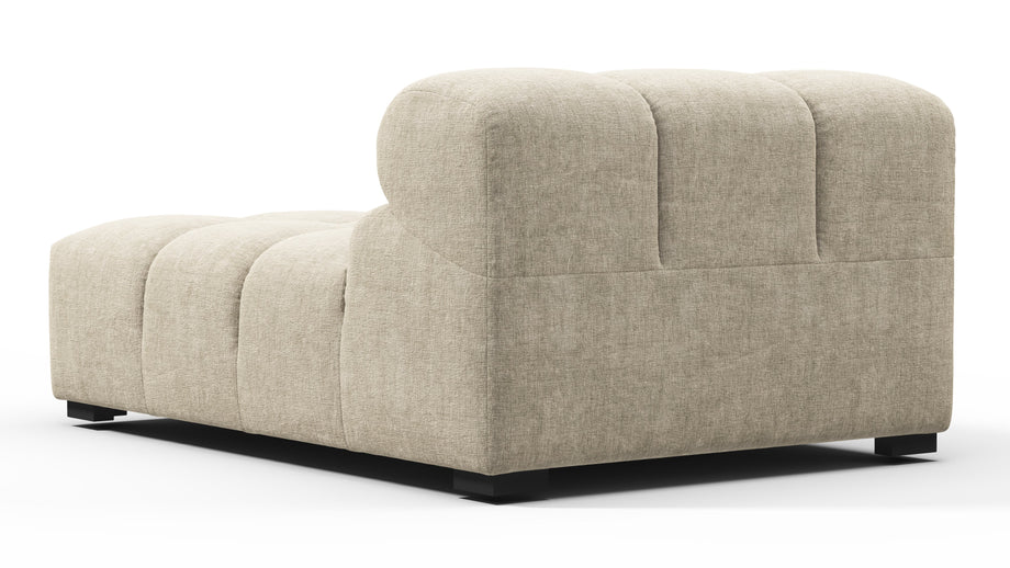 TuftyBeige Gray Chenille
