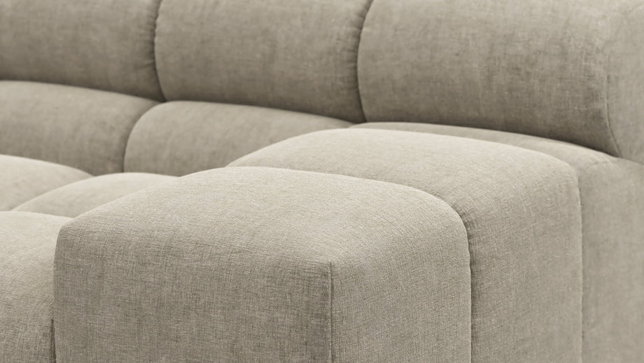 TuftyBeige Gray Chenille