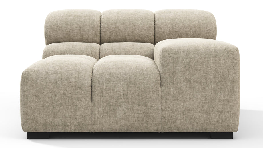 TuftyBeige Gray Chenille
