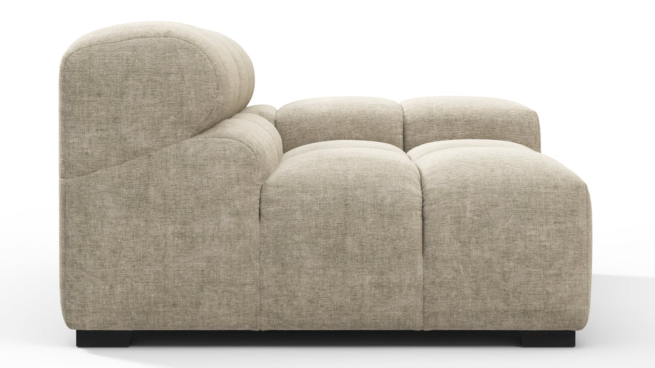 TuftyBeige Gray Chenille
