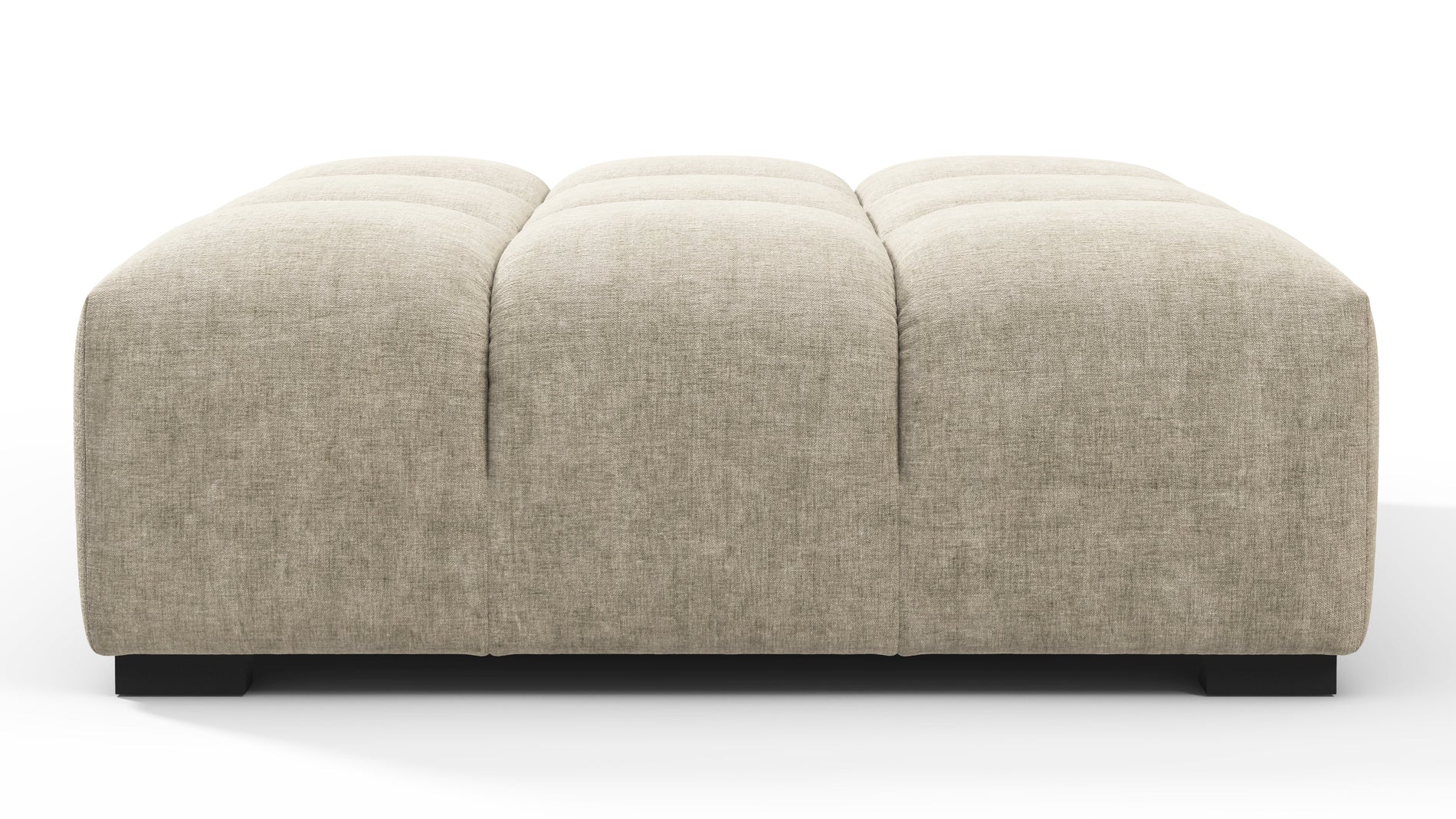 TuftyBeige Gray Chenille