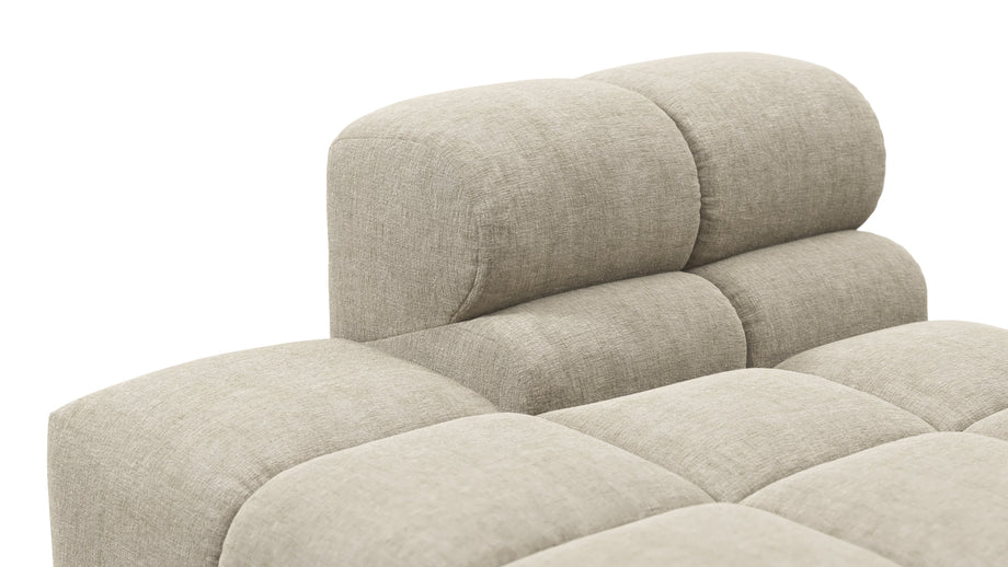 TuftyBeige Gray Chenille