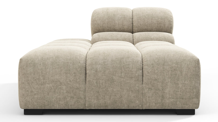 TuftyBeige Gray Chenille