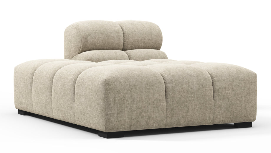 TuftyBeige Gray Chenille