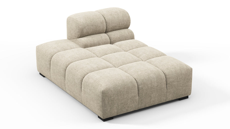 TuftyBeige Gray Chenille