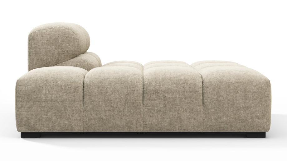 TuftyBeige Gray Chenille