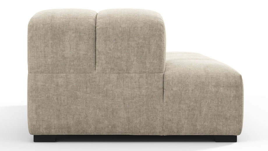 TuftyBeige Gray Chenille