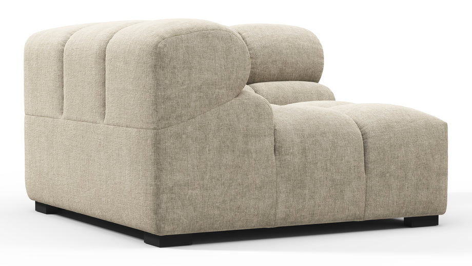TuftyBeige Gray Chenille