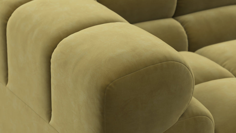 TuftyOlive Gold Velvet