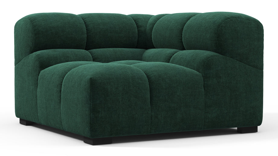 TuftyForest Green Chenille