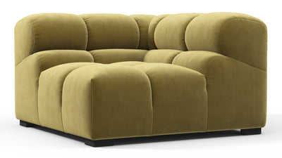 Tufty - Olive Gold Velvet - Image 2