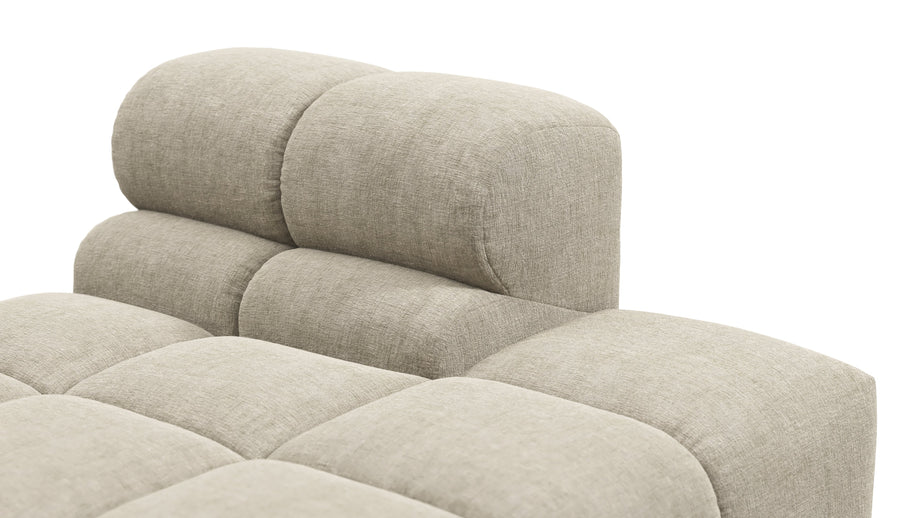TuftyBeige Gray Chenille