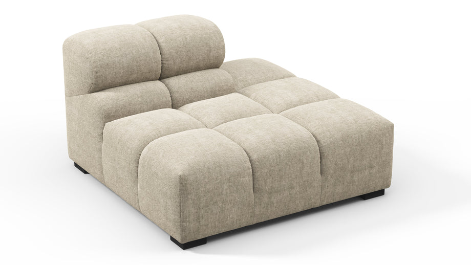 TuftyBeige Gray Chenille