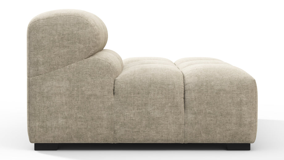 TuftyBeige Gray Chenille