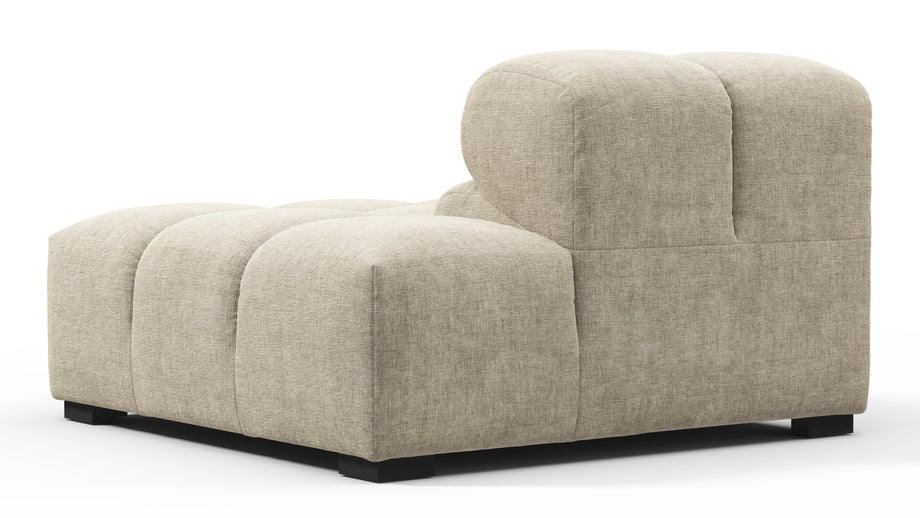 TuftyBeige Gray Chenille