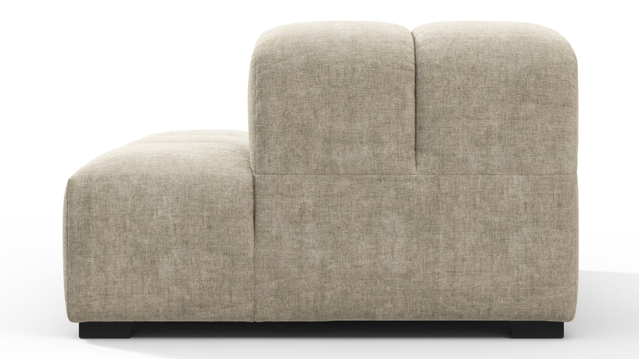 TuftyBeige Gray Chenille