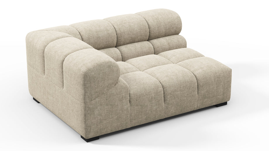 TuftyBeige Gray Chenille