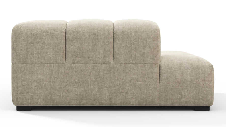 TuftyBeige Gray Chenille