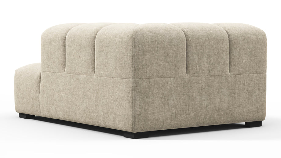 TuftyBeige Gray Chenille