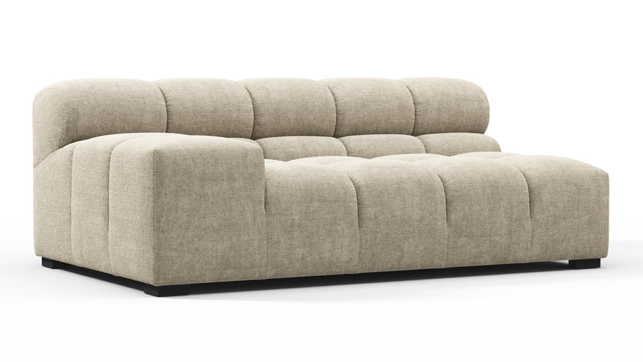 TuftyBeige Gray Chenille