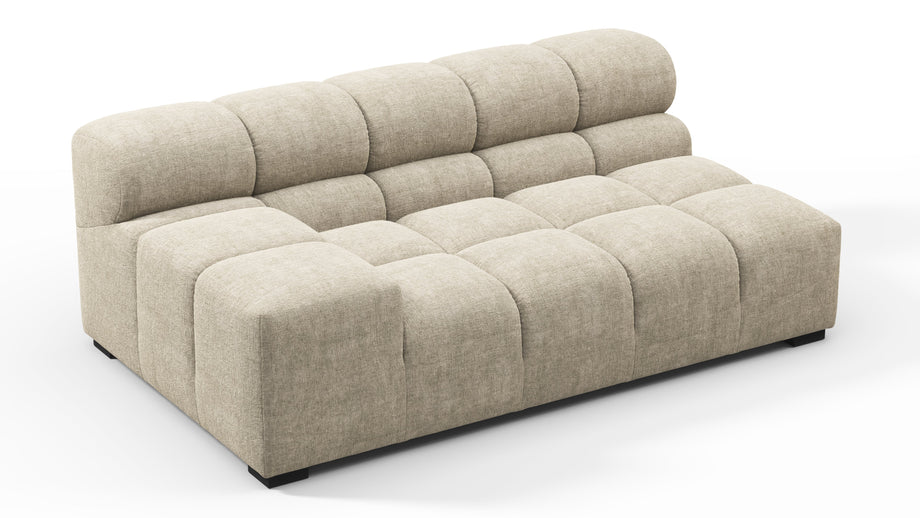 TuftyBeige Gray Chenille