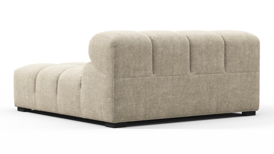 TuftyBeige Gray Chenille