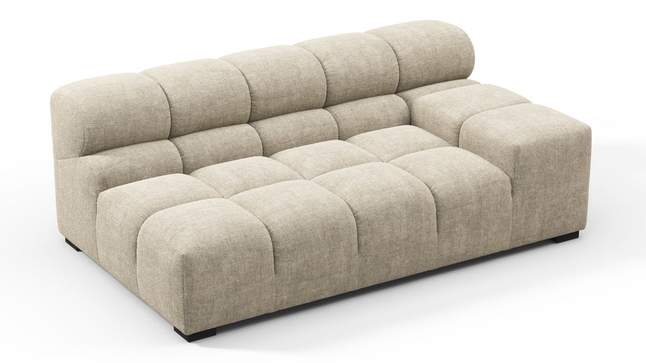 TuftyBeige Gray Chenille