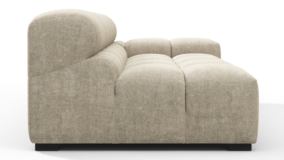 TuftyBeige Gray Chenille