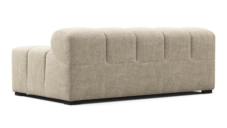TuftyBeige Gray Chenille