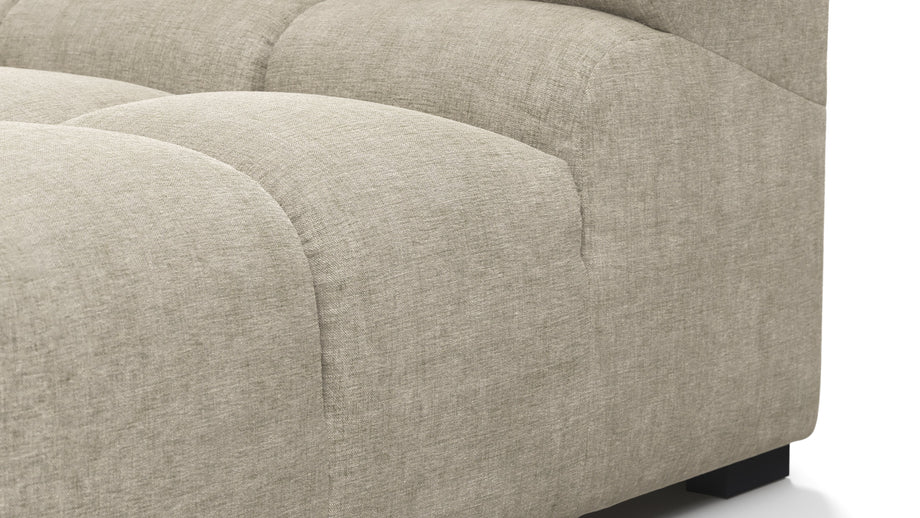 TuftyBeige Gray Chenille