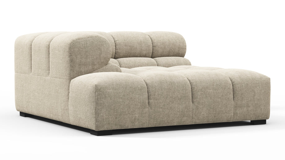 TuftyBeige Gray Chenille