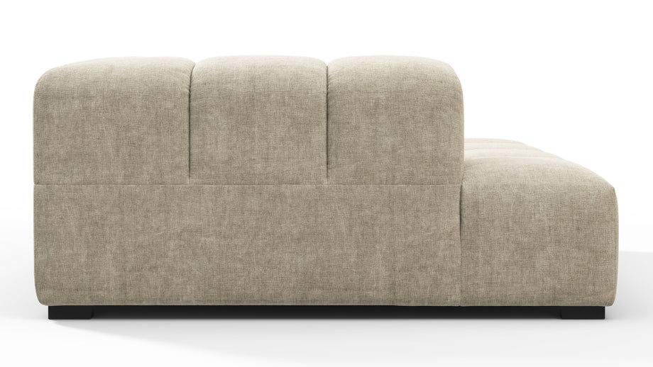 TuftyBeige Gray Chenille