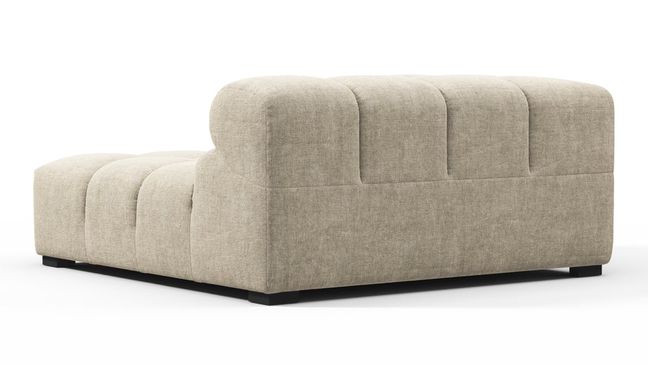 TuftyBeige Gray Chenille
