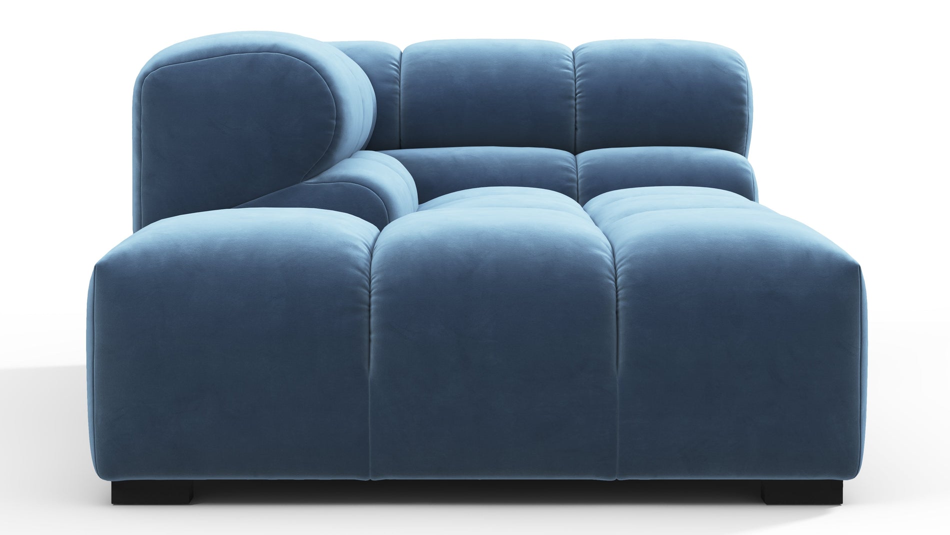 TuftyAegean Blue Samt