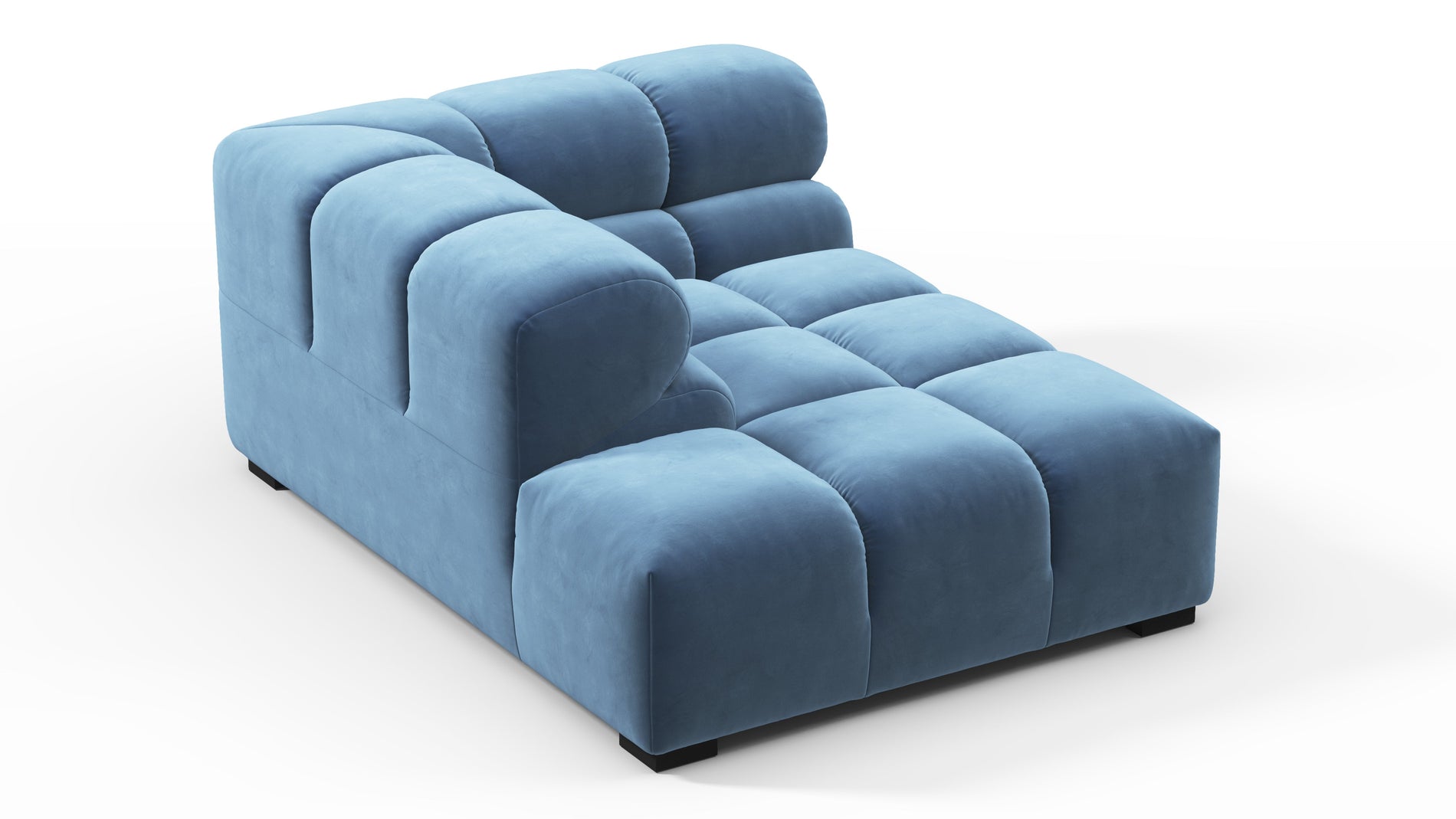 TuftyAegean Blue Samt