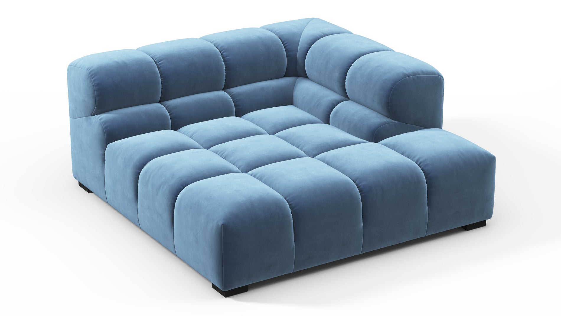 TuftyAegean Blue Samt