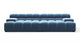 Tufty - Aegean Blue Velvet - Image 1