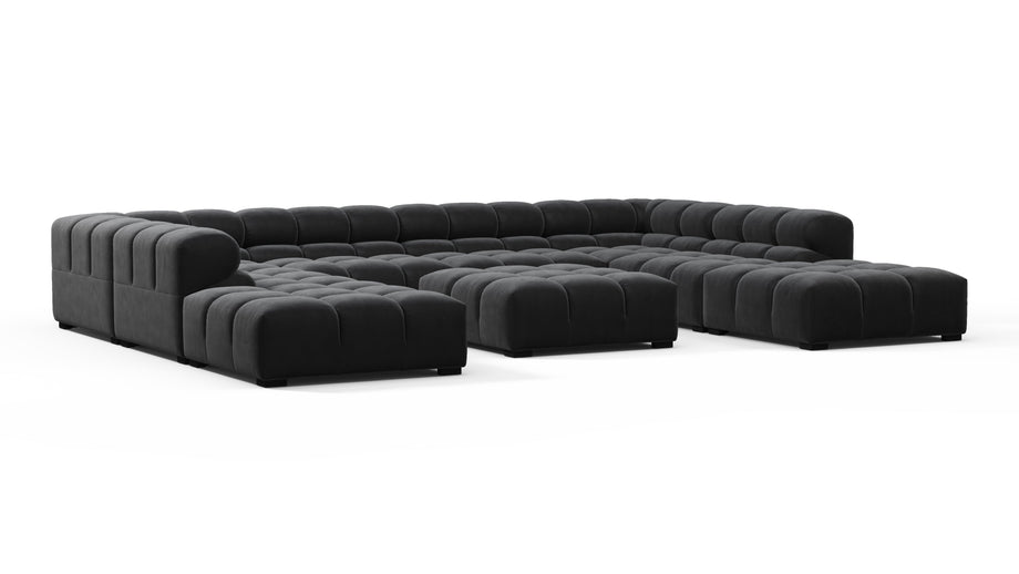TuftyBlack Velvet