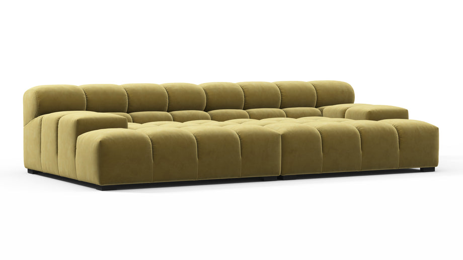 TuftyOlive Gold Velvet