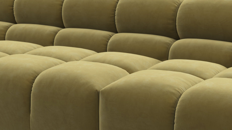 TuftyOlive Gold Velvet