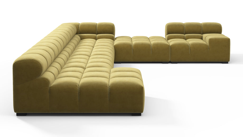 TuftyOlive Gold Velvet