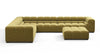 Tufty - Olive Gold Velvet - Image 1