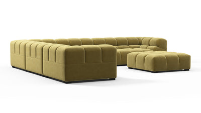 Tufty - Olive Gold Velvet - Image 2