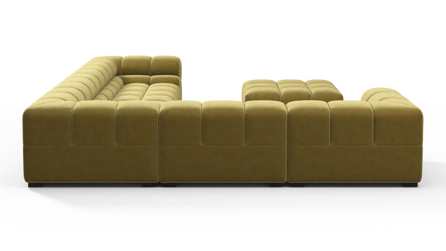 TuftyOlive Gold Velvet