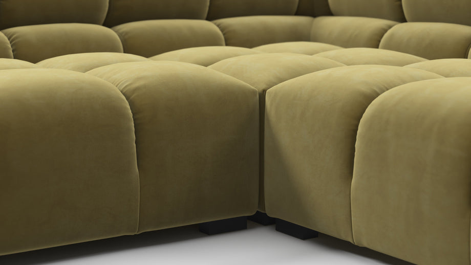 TuftyOlive Gold Velvet