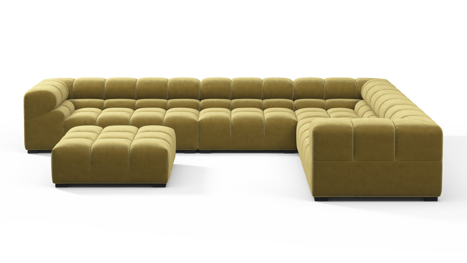 TuftyOlive Gold Velvet