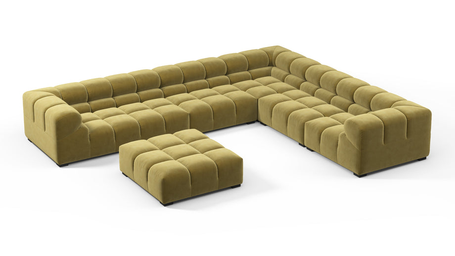 TuftyOlive Gold Velvet