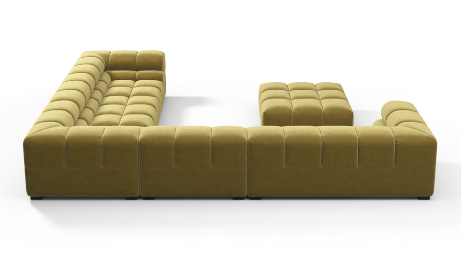 TuftyOlive Gold Velvet