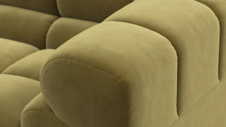 TuftyOlive Gold Velvet