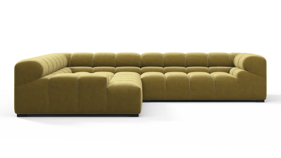 TuftyOlive Gold Velvet